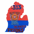 Detroit Pistons MI Painting