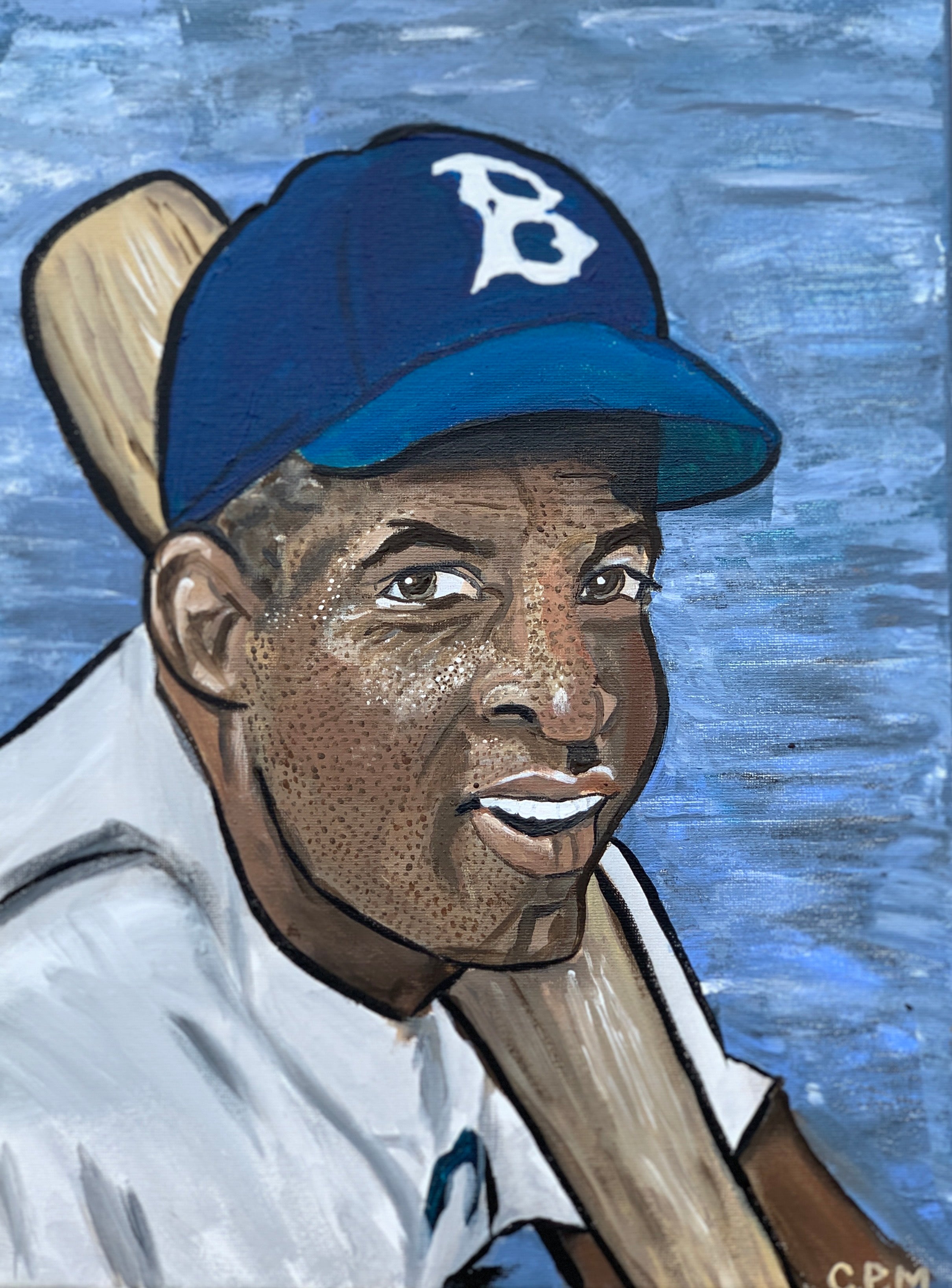 Jackie Robinson Portrait